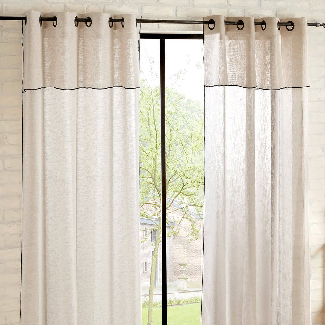 FRED eyelet curtain, 140 x 240 cm