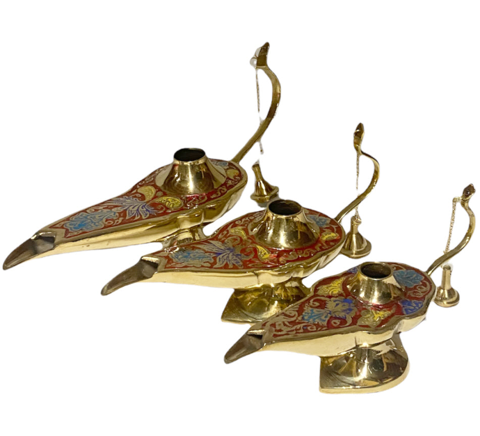 Aladdin Lampe magique or-rouge