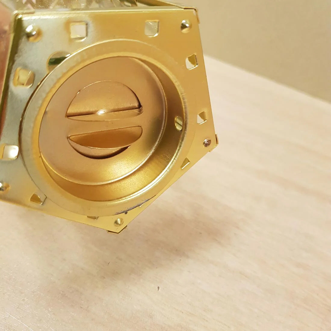 Oosterse mini metalen lantaarn – kaarsenhouder 13 cm, zilver, goud of koper – foto 11
