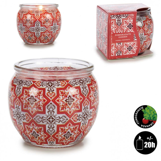 Pomegranate scented candle