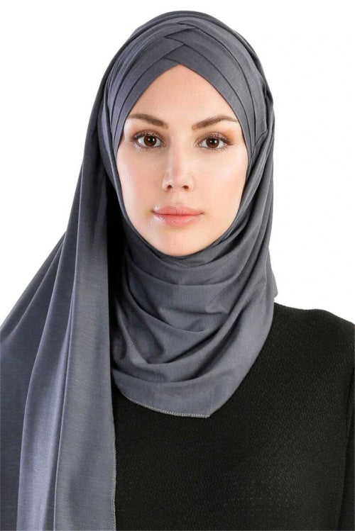 Jersey dreilagiger Hijab