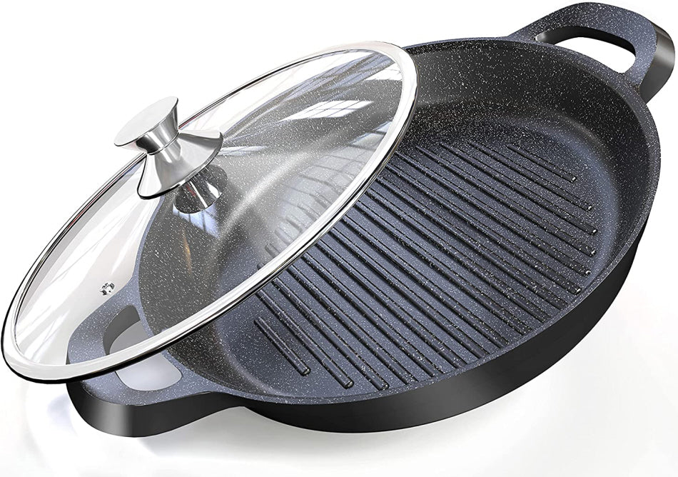 Non-stick gegoten aluminium Grillpan 32 cm