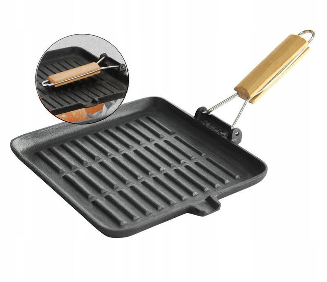 Cast iron grill pan