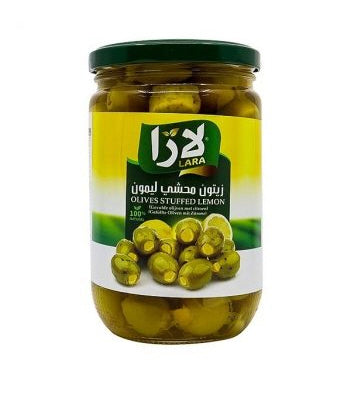 Green olives stuffed with lemon 375g