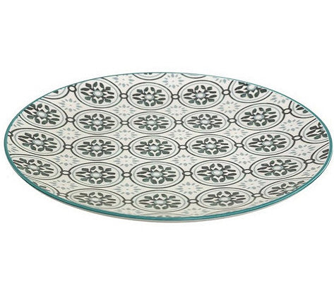 Green dinner plate 27.5cm