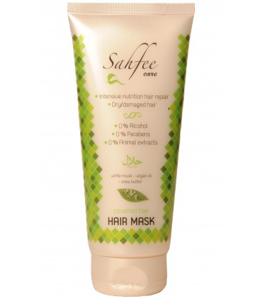 HAARMASKE FÜR BEDECKTES HAAR (WEIẞER MOSCHUS)