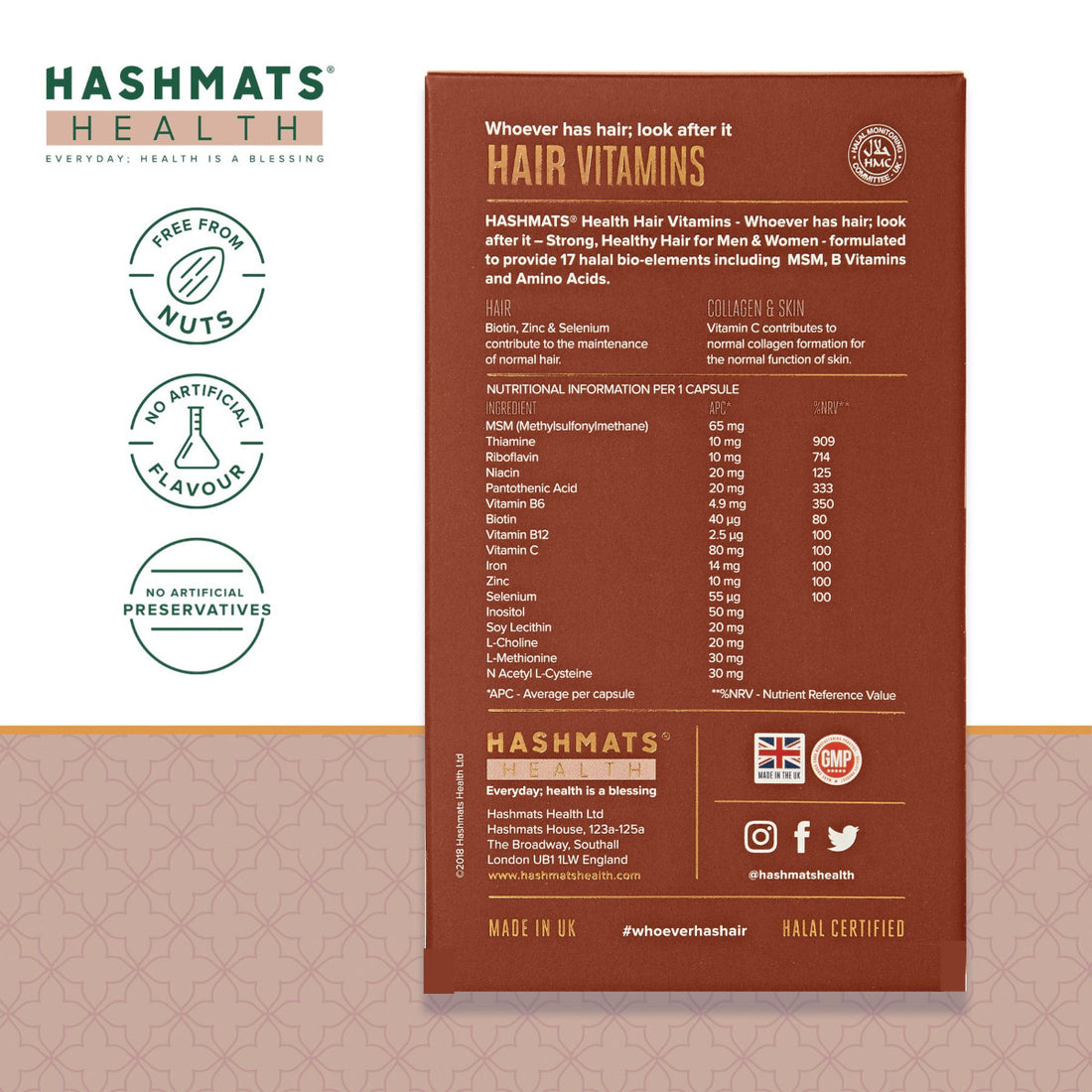 Haarvitamine-Bundle 4er-Pack – Halal- und Vegan-zertifiziert