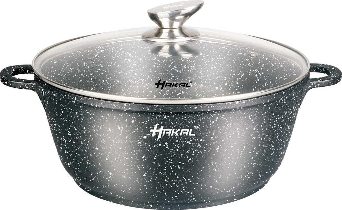 Hakal braadpan inductie met glazen deksel – marmercoating, Ø 24 tot 44 cm – foto 6