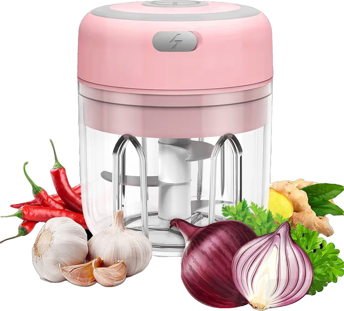 Electric food chopper - USB rechargeable - Mini portable chopper - 250ml