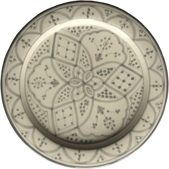 Assiette marocaine artisanale 25 cm