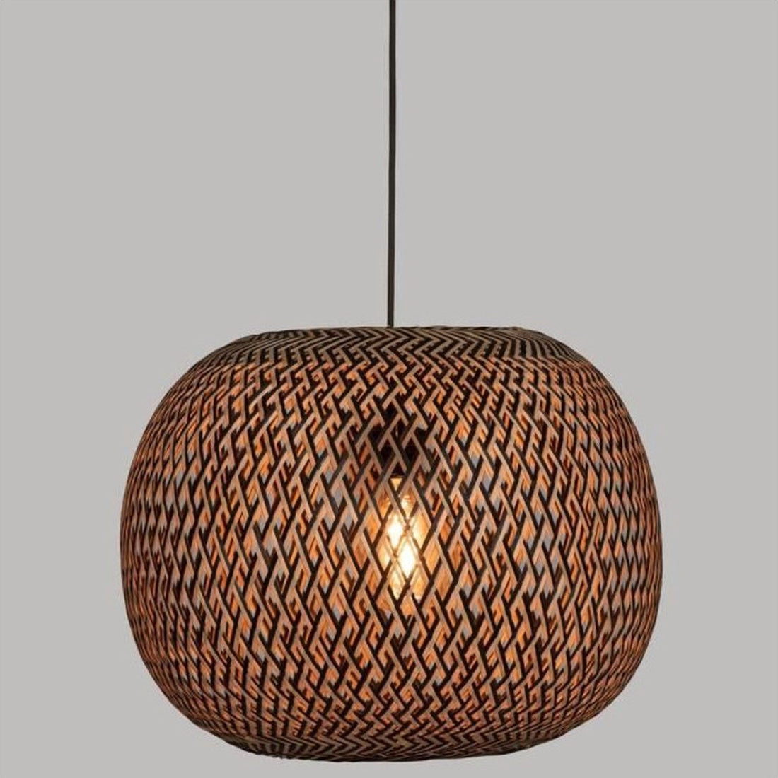 Atmosphera hanglamp Sinai van bamboe – opengewerkt, Ø 45 cm, E27 – foto 2