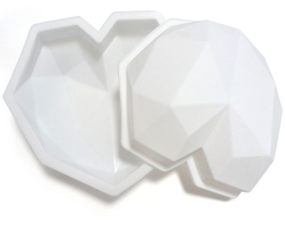 Silikonform Herzen Backform 3D