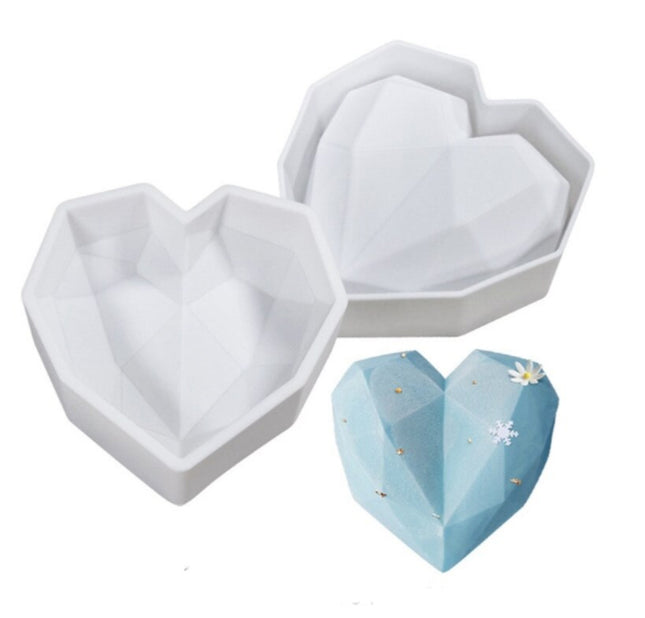 Silicone heart mold 3D baking pan