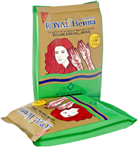 Royal Pure Herbal Henna poeder 200 g – natuurlijke henna voor haar en huid