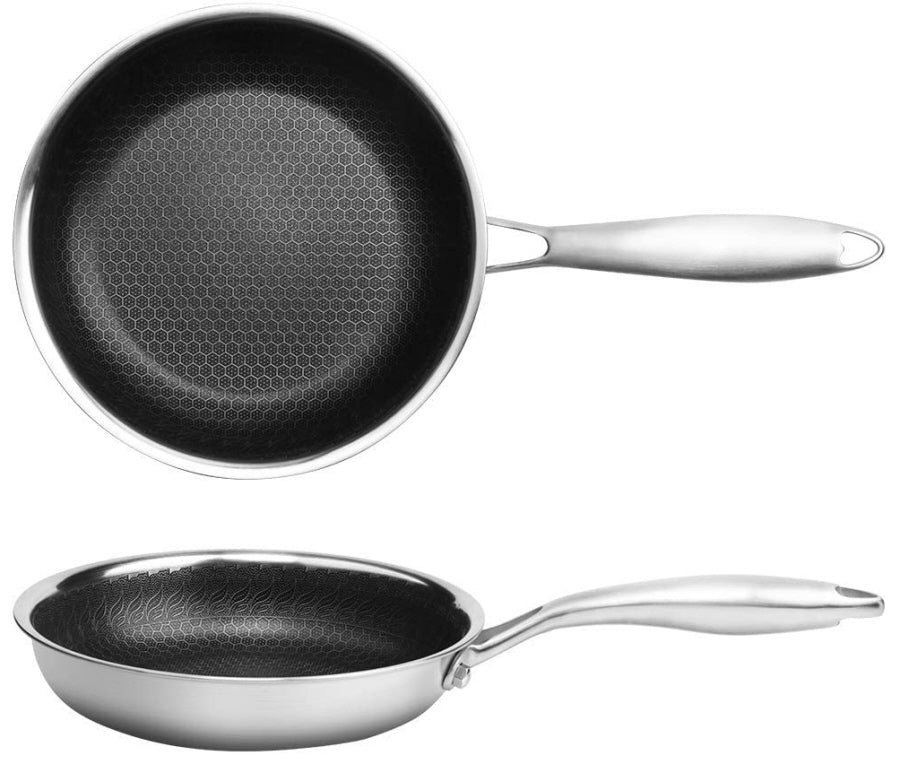 Cainfy super non-stick pro pan - Honeycomb heavy-duty non-stick - Dishwasher and oven safe