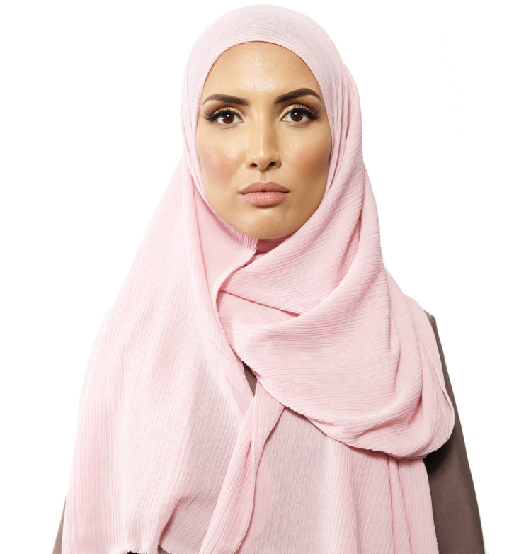 Hint Ipek crinkle sjaal – hijab met stretch, 190 x 80 cm