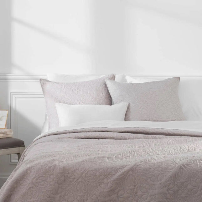 Bedsprei Arabic beige 260 x 240 cm – dubbelzijdig, sierlijk patroon – foto 2