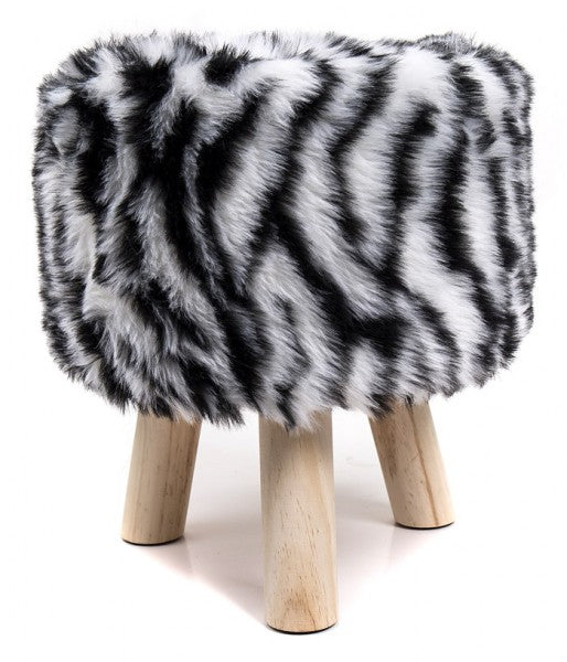 Hocker Pouf Hocker Zebra