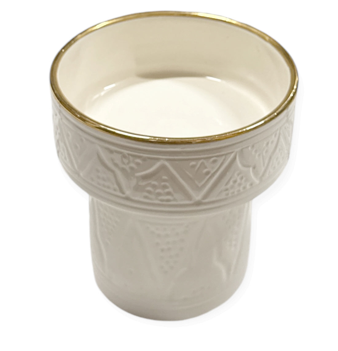 Come on foot - White - 12 carat Gold Engraved Weak
