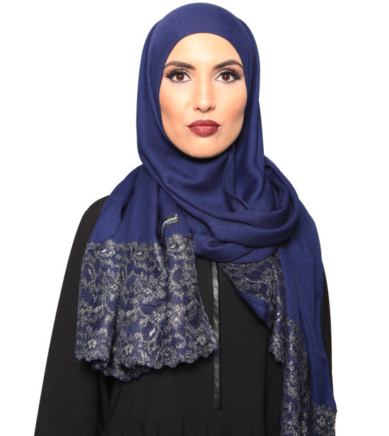 Châle Pashmina en dentelle