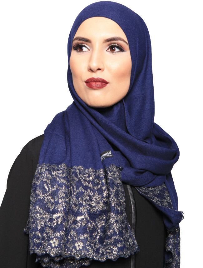 Châle Pashmina en dentelle