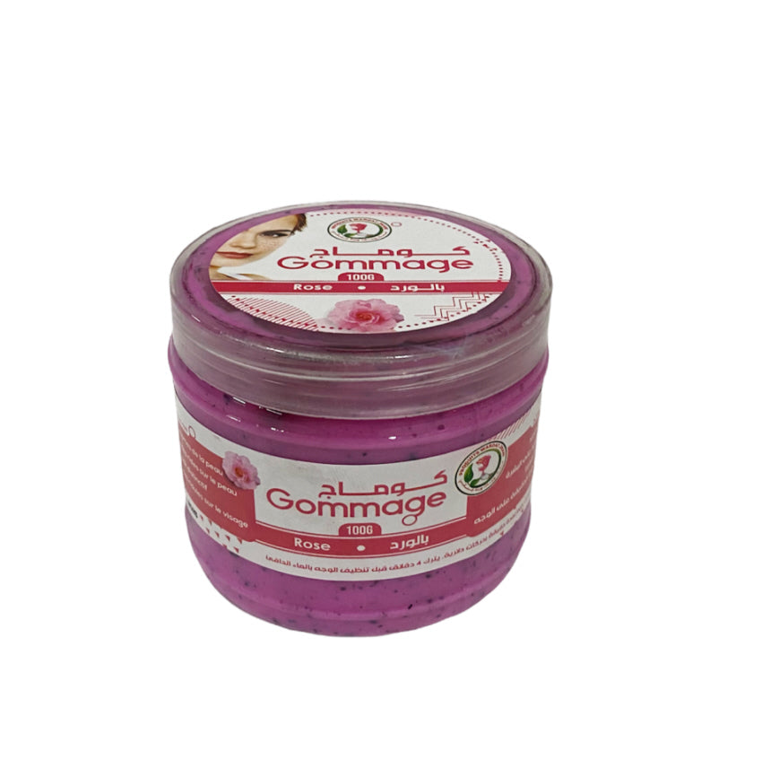 Gommage corporel à l'huile de rose