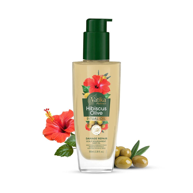 Dabur Vatika Ritual Oil Hibiskus Olive 100 ml. - Haaröl - Olive