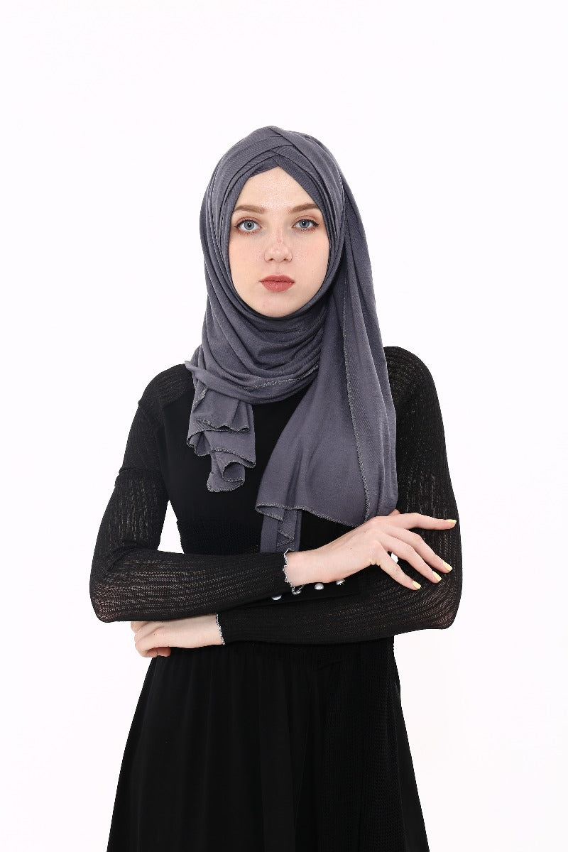 Jersey dreilagiger Hijab