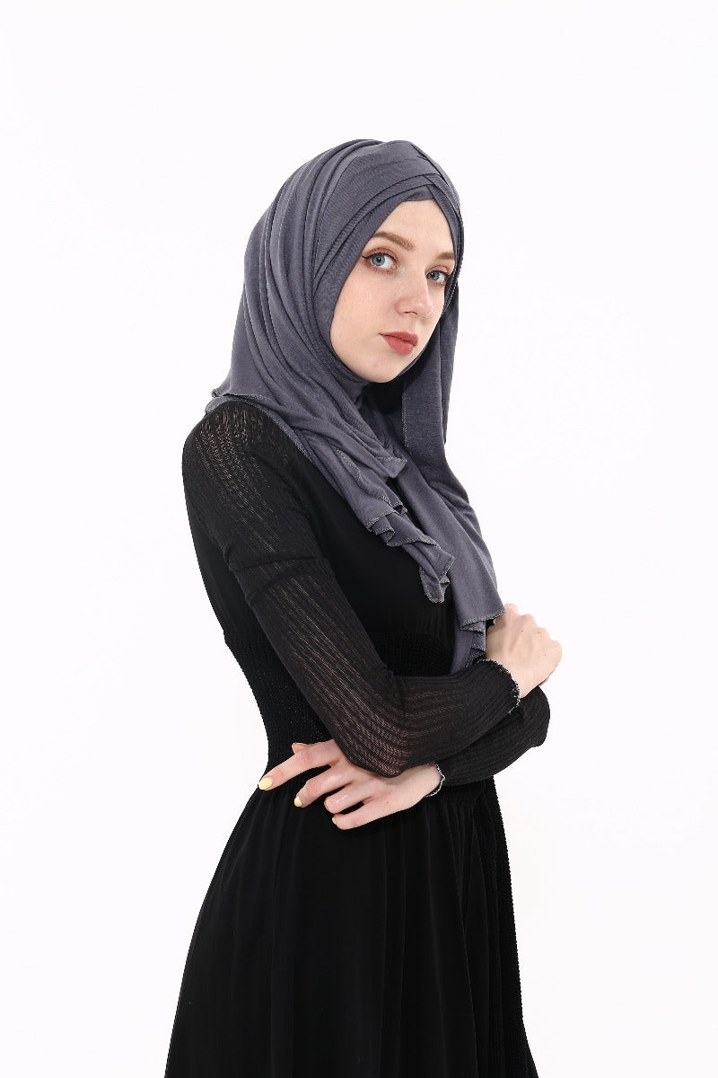 Jersey dreilagiger Hijab