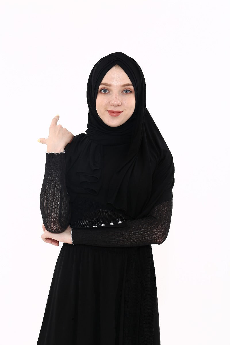 Jersey dreilagiger Hijab