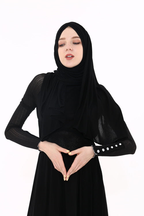 Jersey dreilagiger Hijab