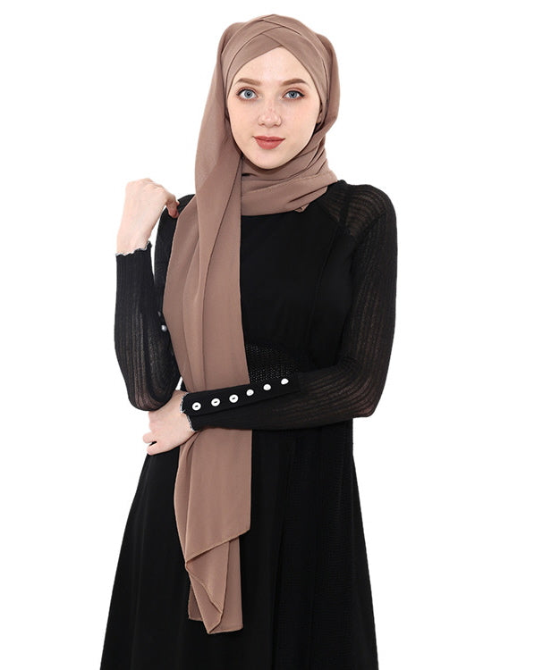 Zwillings-Chiffon-Hidschāb