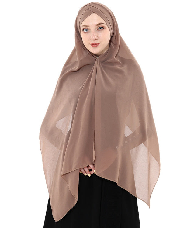 Zwillings-Chiffon-Hidschāb