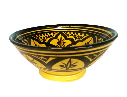 Moroccan bowl yellow