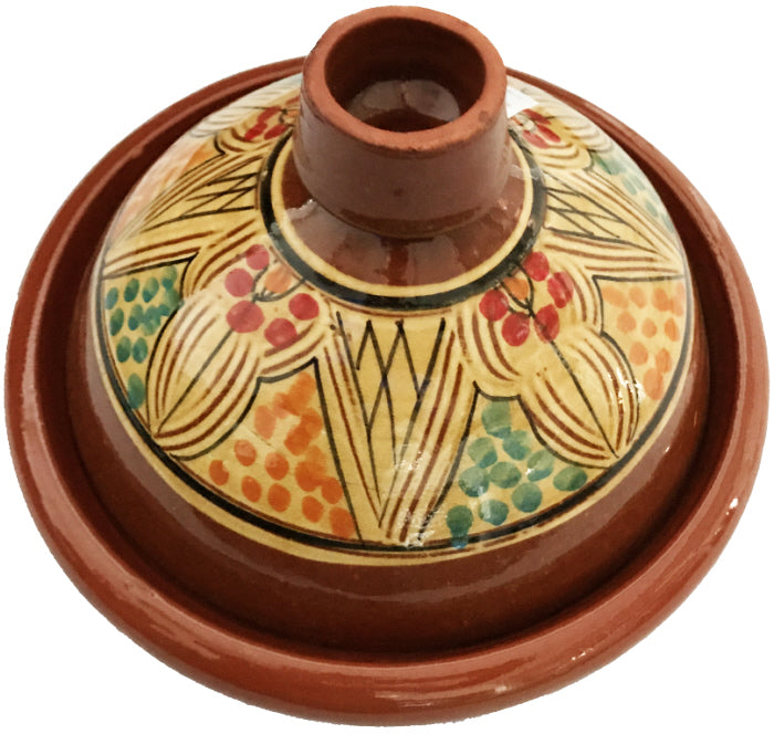 Tajine en terre cuite 6/8 personnes Ø 33 cm