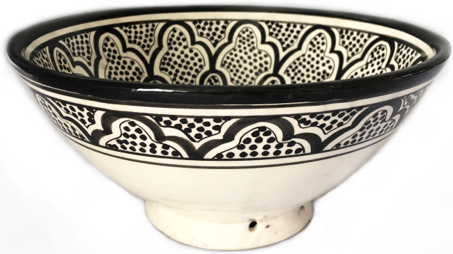 Salad bowl black