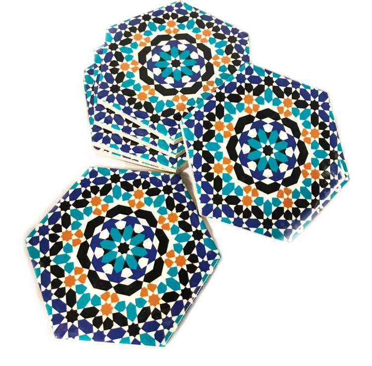 Sous-verres en mosaïque