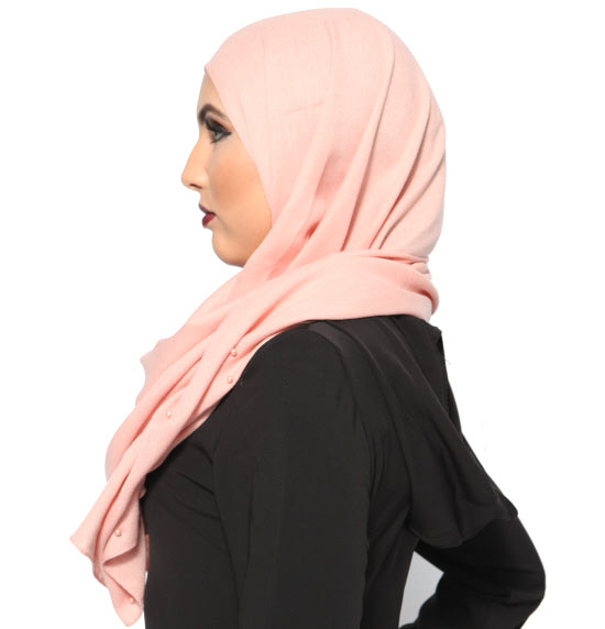 Écharpe pashmina perle sans franges