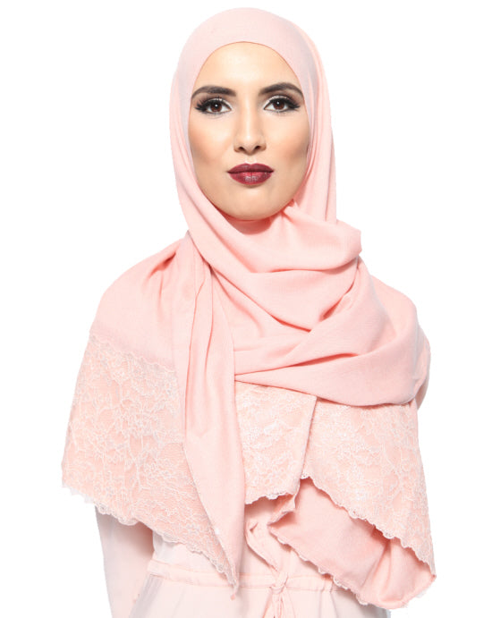 Châle Pashmina en dentelle