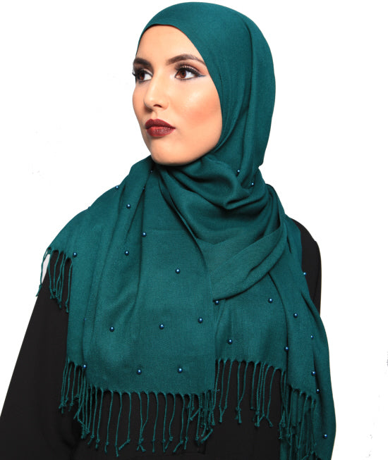 Écharpe pashmina perle
