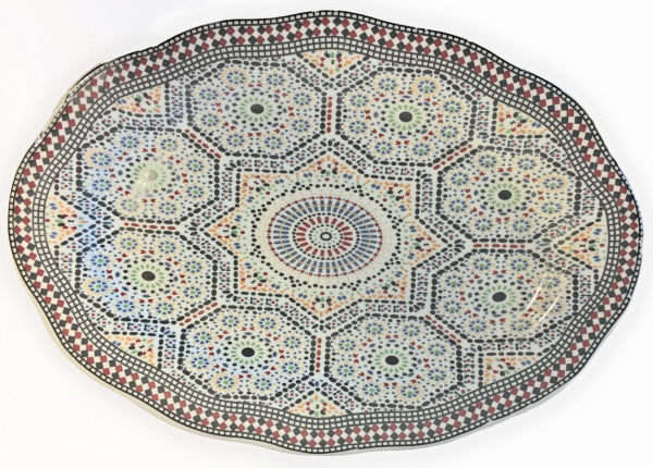 Mosaiktafel Oval