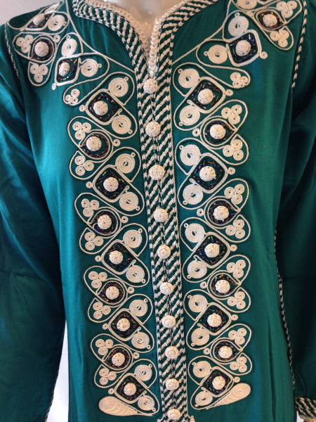 Moroccan green djellaba