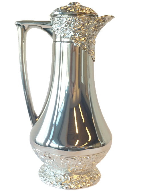 Orientalische Thermoskanne Silber