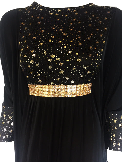 Abaya Faracha gold