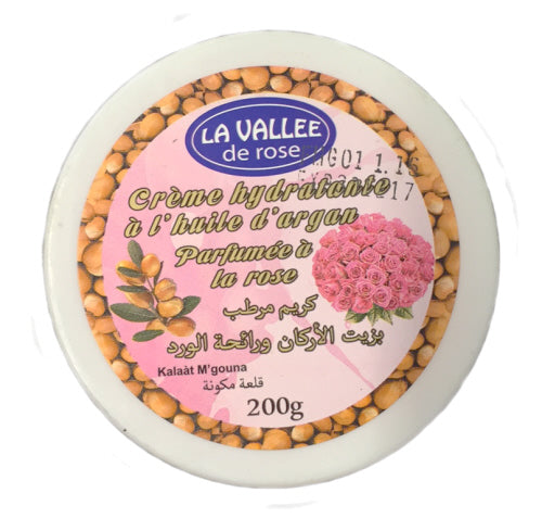 Feuchtigkeitscreme mit Argan- und Rosenöl