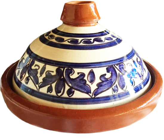 Kach Tagine Ø 30 cm blue/white