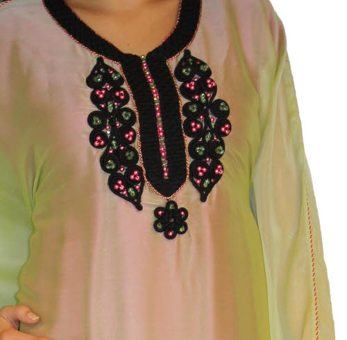 Abaya Faracha pistache