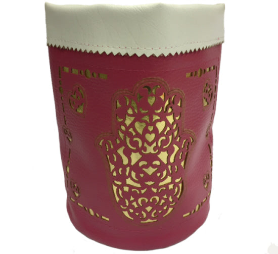 Hammam douche tas – ronde badkamer tas voor toiletartikelen, Ø 15 x 20 cm – foto 2