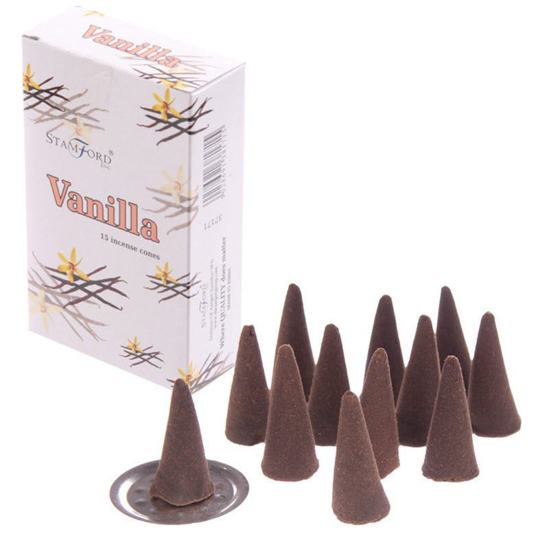 Vanille-Räucherkegel