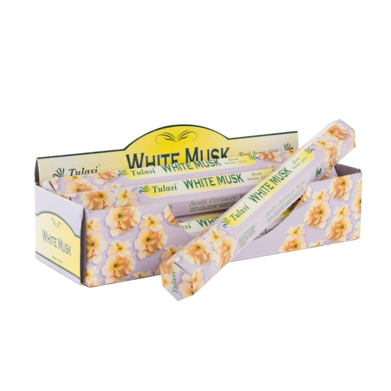 Tulasi White Musk Incense Sticks
